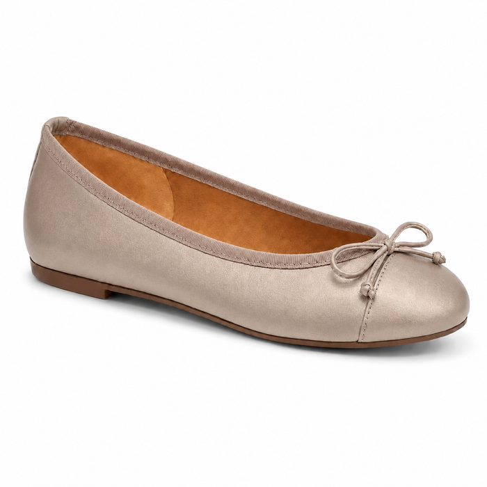 Index Taupe Soft Metallic Leather