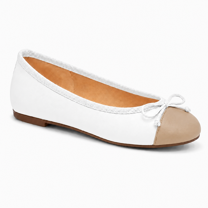 Index White Beige Leather