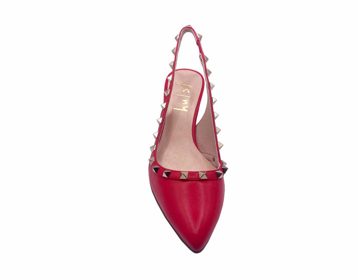 Jaclyn Red Leather