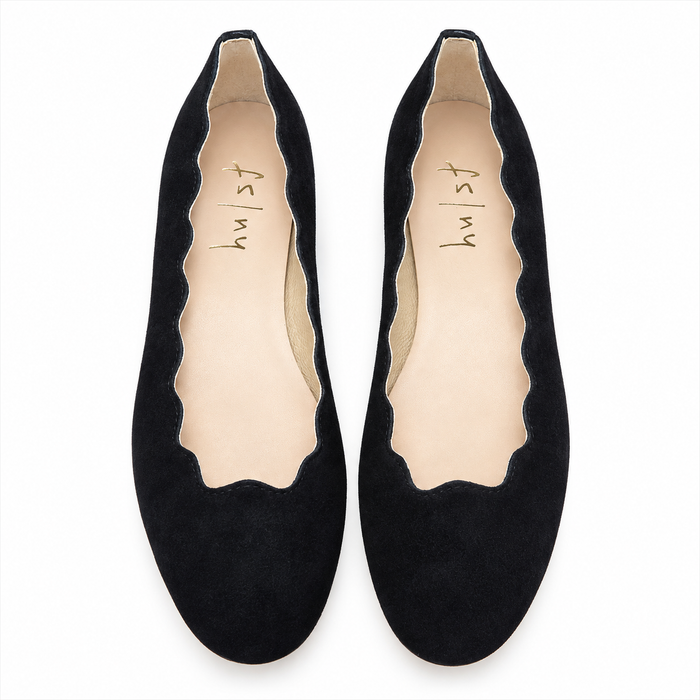 Jigsaw Black Suede