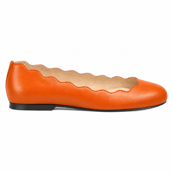 Jigsaw Orange Leather