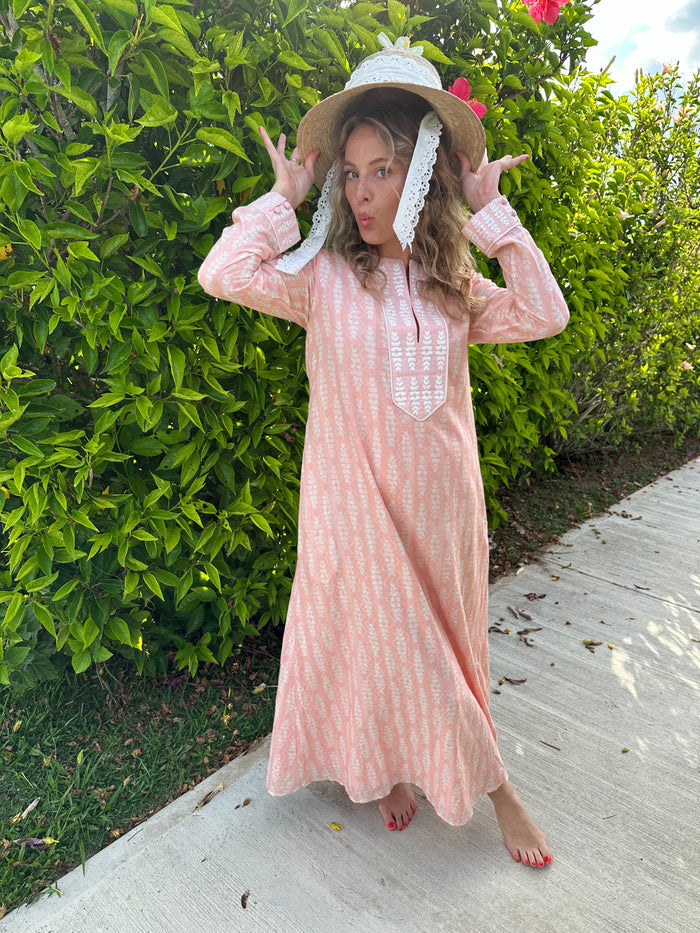 Kaftan - Peach Leaf