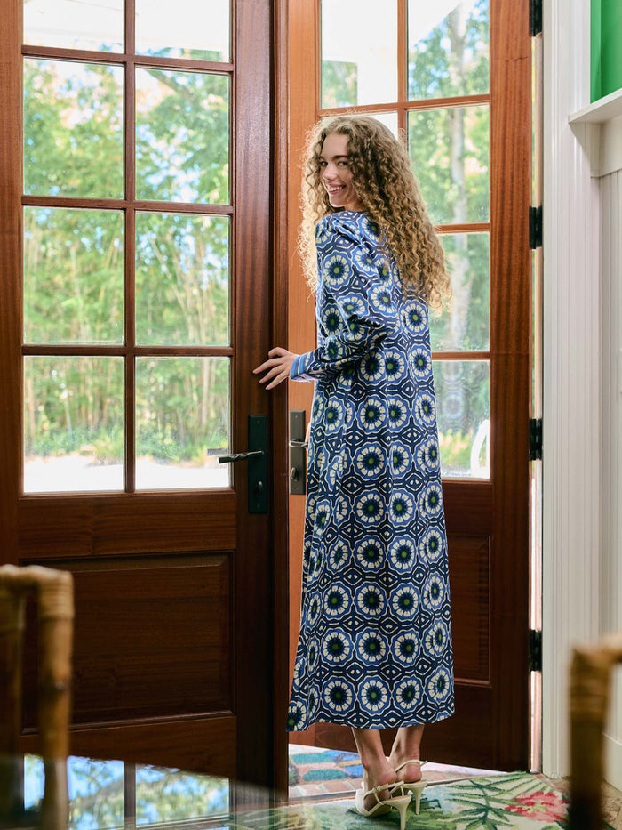 Kaftan - Wildflower Navy