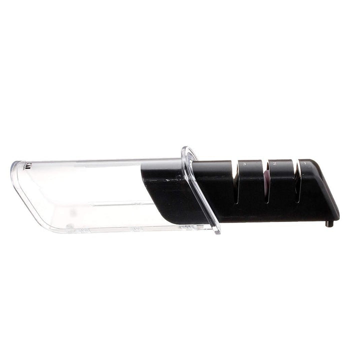 Kai Diamond and Ceramic Retractable Sharpener (Black) - Discover Gourmet