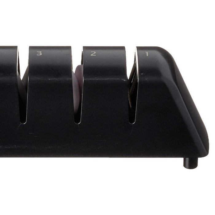 Kai Diamond and Ceramic Retractable Sharpener (Black) - Discover Gourmet