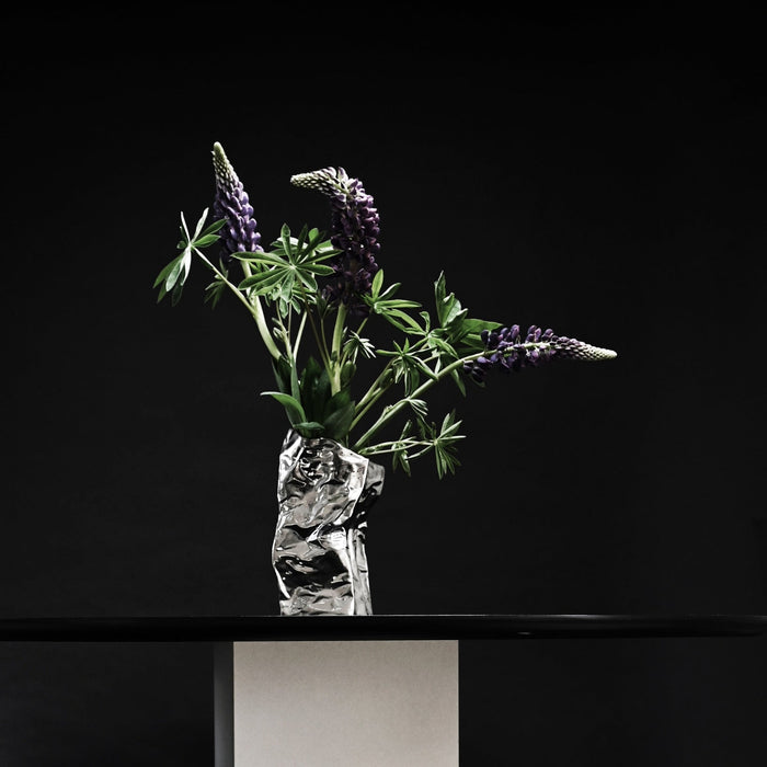 Kami Vase, Mini - Chrome