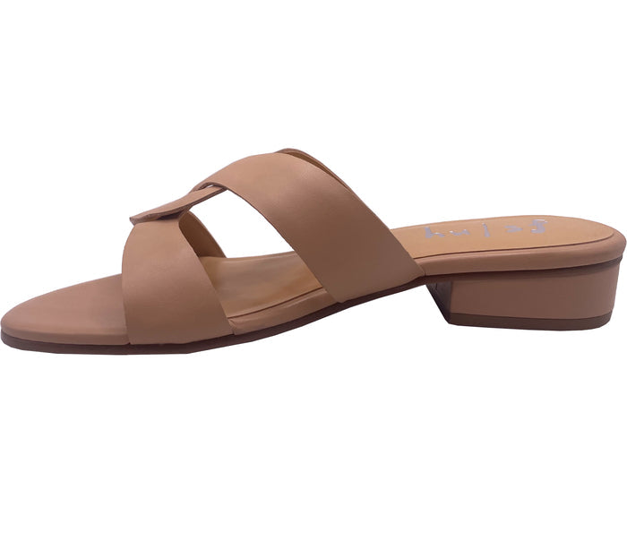 Katrina - Beige Leather