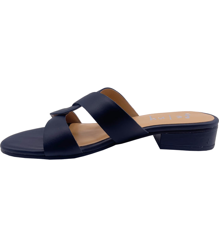 Katrina - Navy Leather