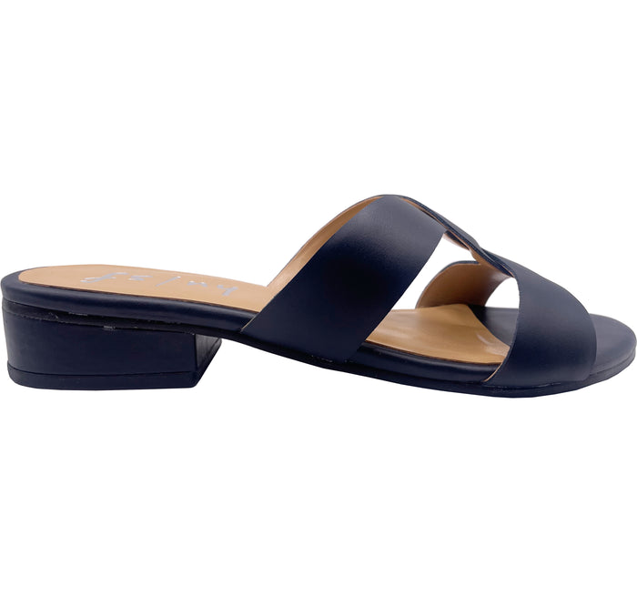 Katrina - Navy Leather