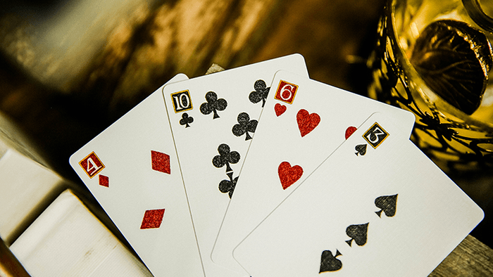 PlayingCardDecks.com-Kinghood Classic Gold Playing Card Collection 2 Deck Set