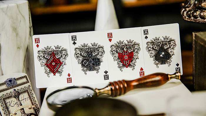 PlayingCardDecks.com-Kinghood Classic Gold Playing Card Collection 2 Deck Set