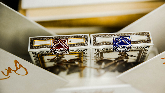PlayingCardDecks.com-Kinghood Classic Gold Playing Card Collection 2 Deck Set