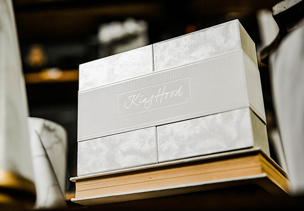 PlayingCardDecks.com-Kinghood Classic Silver Playing Card Collection 2 Deck Set