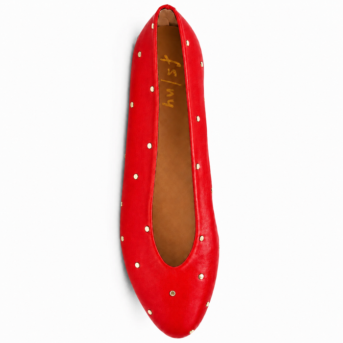Kira Red Leather