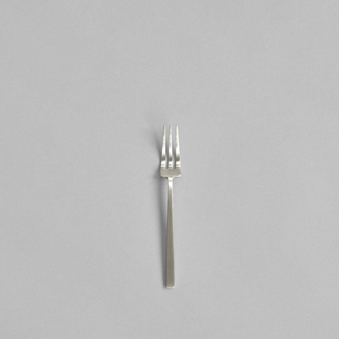 Kogei Dessert Fork - Brushed Steel