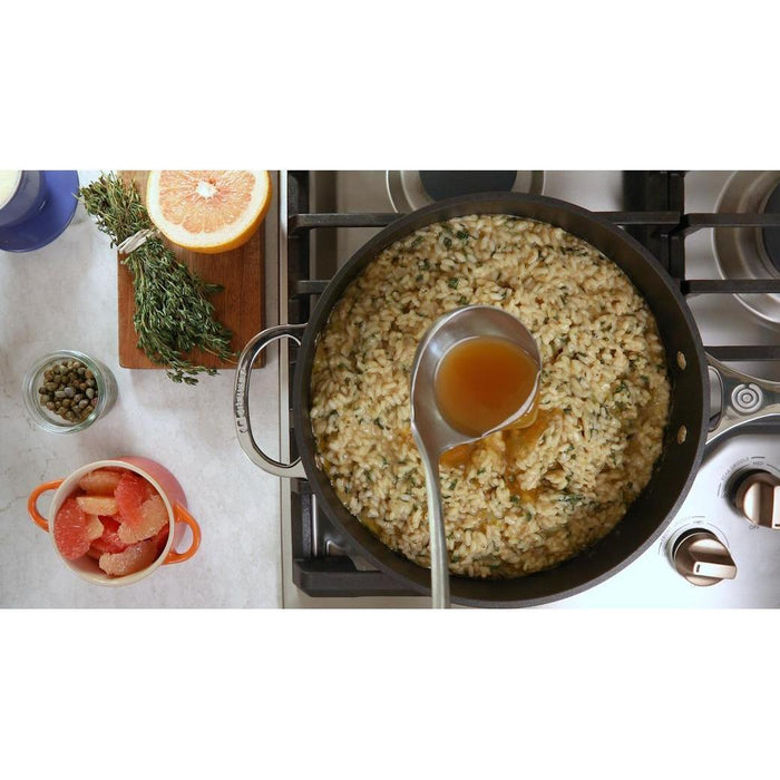 Le Creuset Toughened Nonstick PRO 4 qt Braiser with Glass Lid - Discover Gourmet