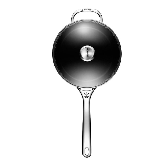Le Creuset Toughened Nonstick PRO 4 qt. Saucepan with Glass Lid - Discover Gourmet