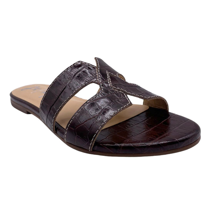 Livia Brown Croco