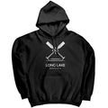 Long Lake Paddles Unisex Hoodie WHT