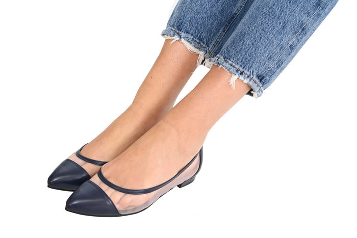 Mallory - Navy Mesh