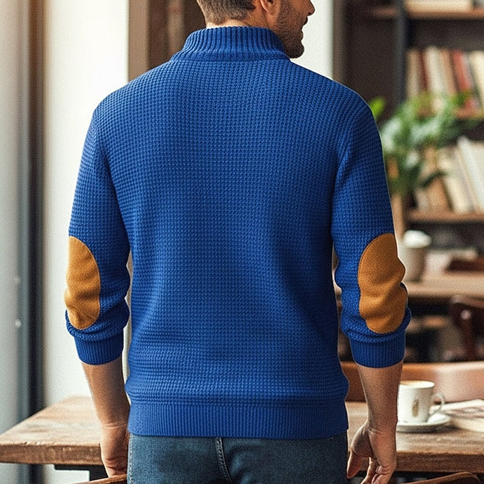 Marcus | Men's Waffle-Knit Turtleneck Sweater