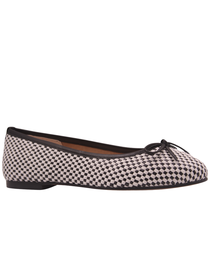 Marge Black White Raffia