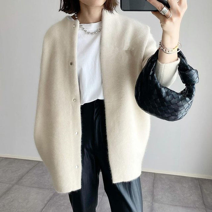 Maura | Women's Open Cardigan in Cotton Blend