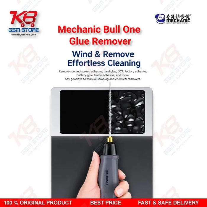 MECHANIC Bull One Electric Glue Remover – High Torque OCA Screen Adhesive Removal Tool