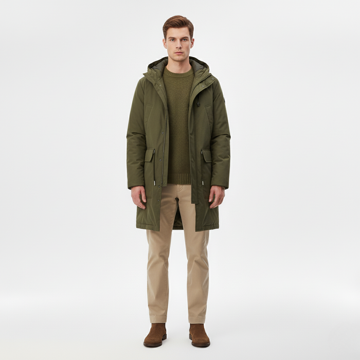 Menn's all-weather jacket, green