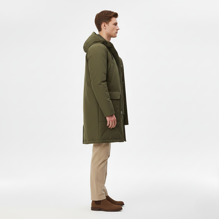 Menn's all-weather jacket, green