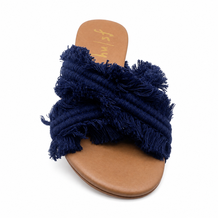 Meredith - Navy Linen