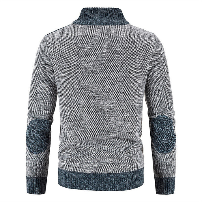 Merrick | Men's Wool-Blend Turtleneck Cardigan