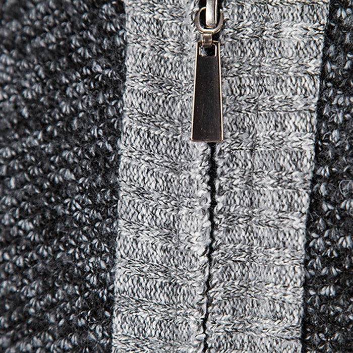Merrick | Men's Wool-Blend Turtleneck Cardigan