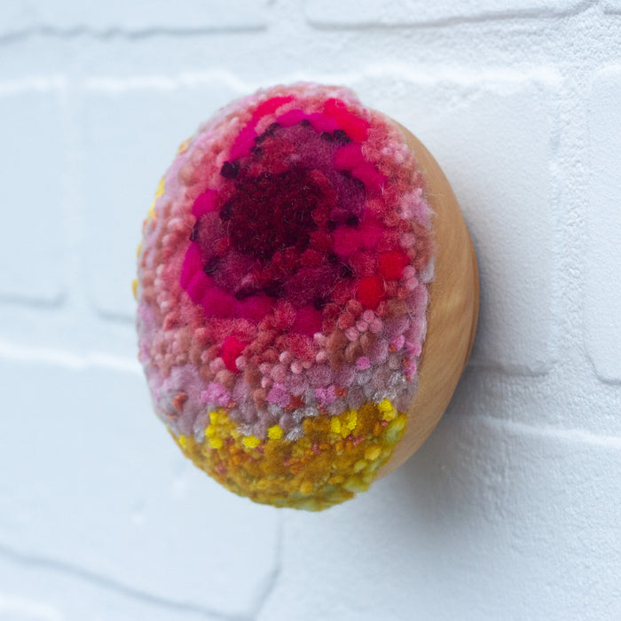 Midi Puff Sculpture in Olive Wood Frame | 10