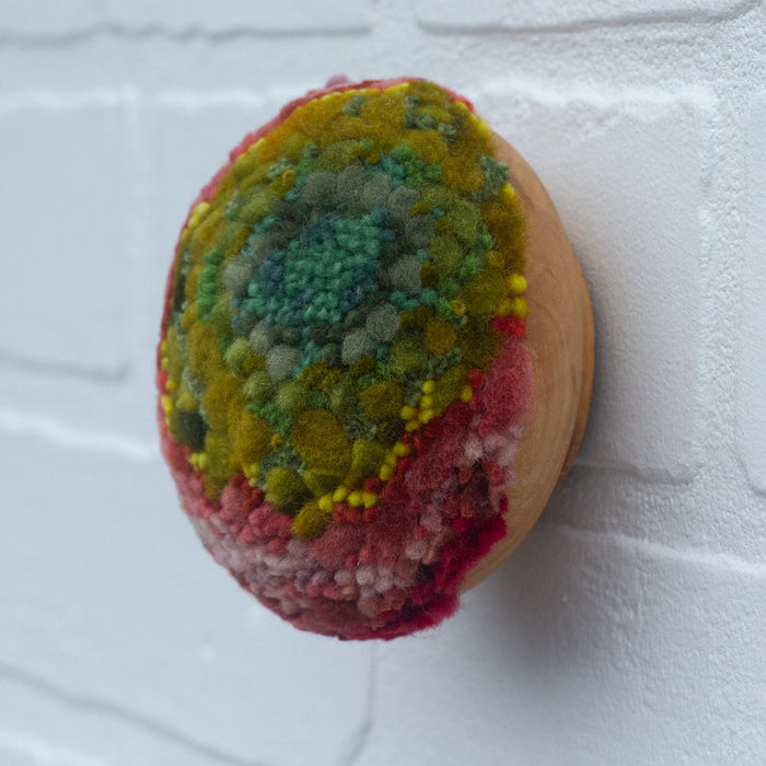 Midi Puff Sculpture in Olive Wood Frame | 41