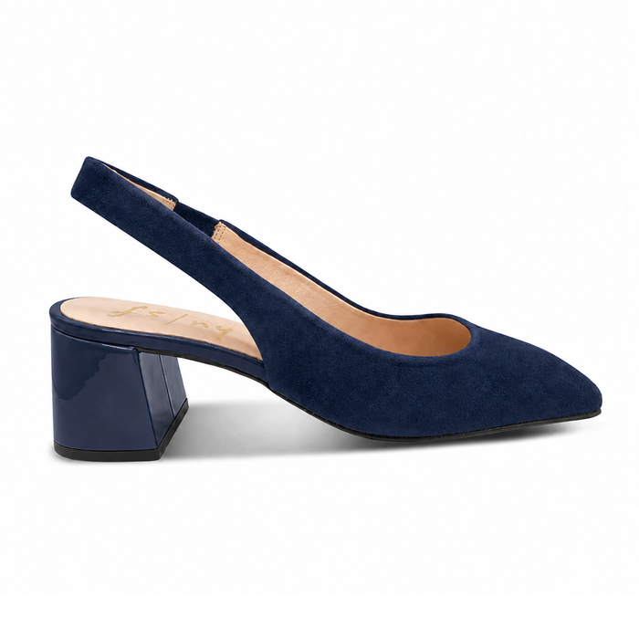 Mila Navy Suede