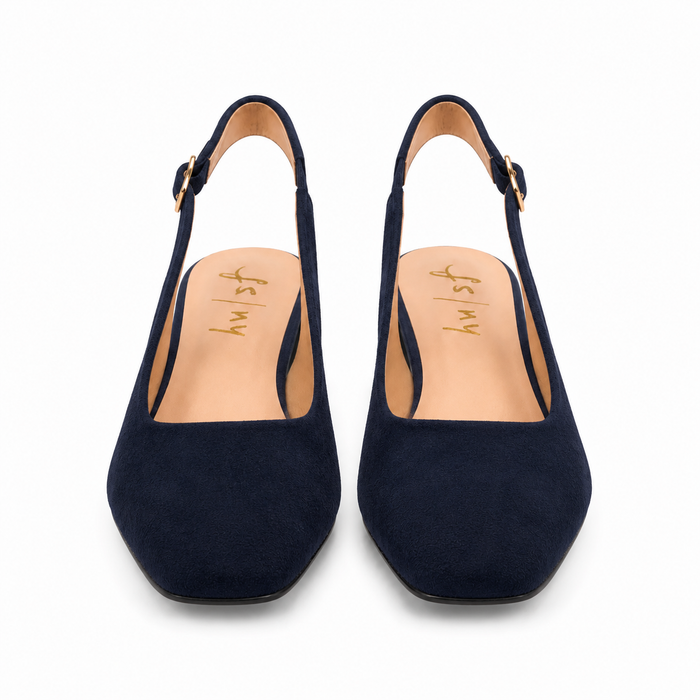 Mila Navy Suede