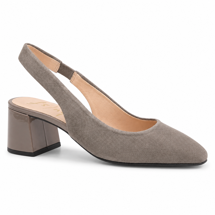 Mila Taupe Suede