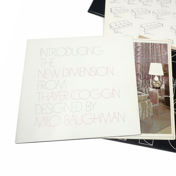 Milo Baughman for Thayer Coggin Portfolio book