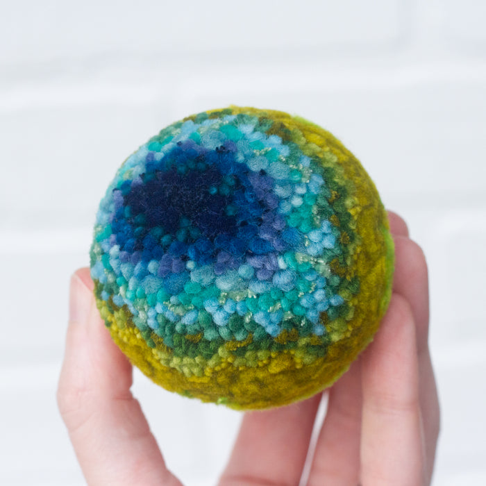 Mini Puff Sculpture | Earth