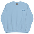 Minimal Psych Nurse Blue on Blue Crewneck
