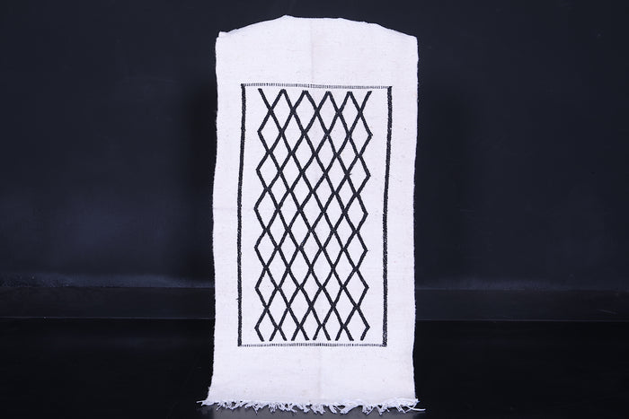 Moroccan berber handwoven kilim  2 FT X 4 FT