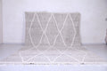 Gray Beni Ourain rug - Custom Handmade - Moroccan rug - custom moroccan rugs