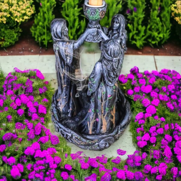Mother Maiden Crone Backflow Incense Burner 🔮 - Done