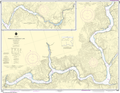NOAA Chart 18551: Franklin D Roosevelt Lake - Southern Part