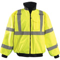 Occunomix LUX-ETJBJ-Y2X Fleece Bomber Jacket, Yellow