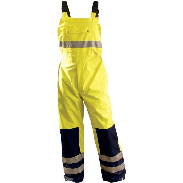 Occunomix LUX-TENBIB-YM Premium Breathable Bib Pants, Yellow