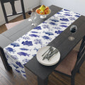 Ocean Stamps Cotton Table Runner Printify