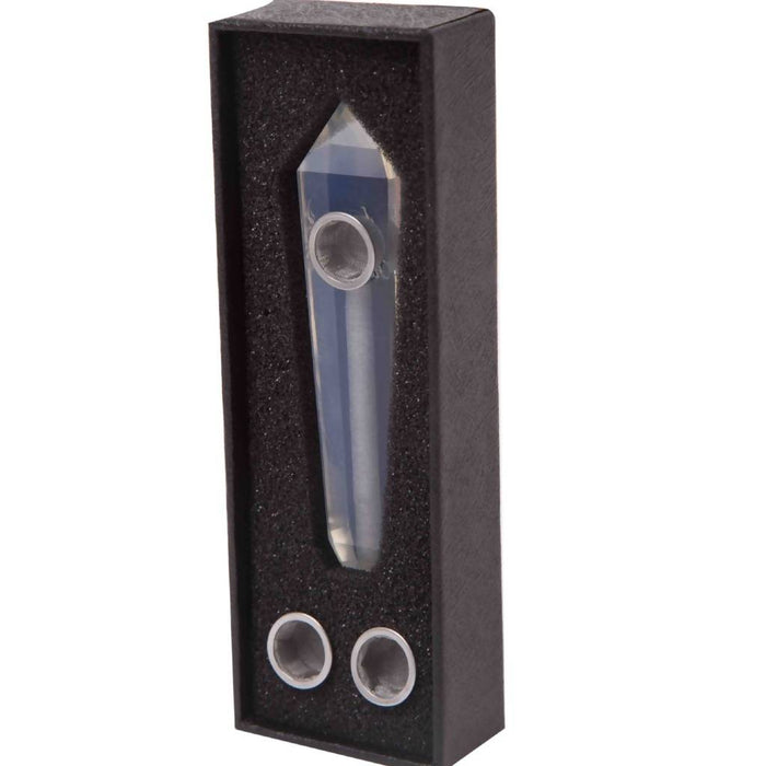 4.25" Opal Crystal Pipe - INHALCO