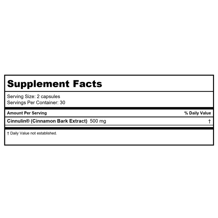 Ortho Molecular Diaxinol 60 Capsules - Supplement Facts panel